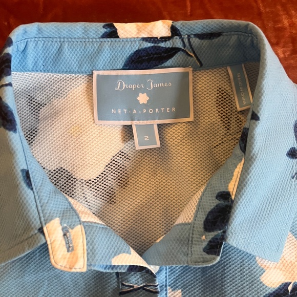 Draper James Blue Floral Midi Dress - Picture 4 of 4